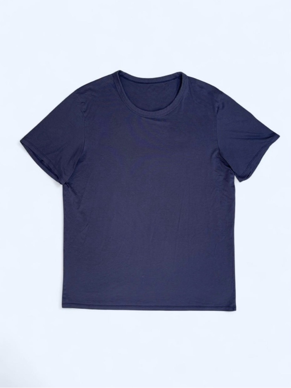 Lululemon Men's Crew Neck T-Shirt Navy minimalist classic streetwear activewear